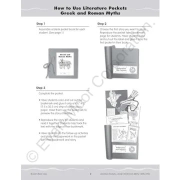 Greek & Roman Myths Literature Pockets Grades 4-6