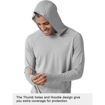 Willit Men's UPF 50+ Sun Protection Long Sleeve Shirt