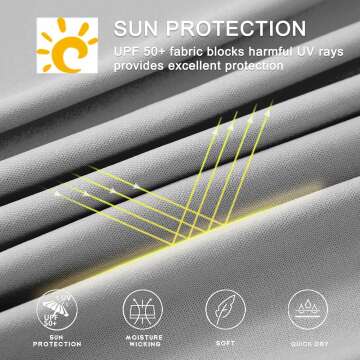 Willit Men's UPF 50+ Sun Protection Long Sleeve Shirt