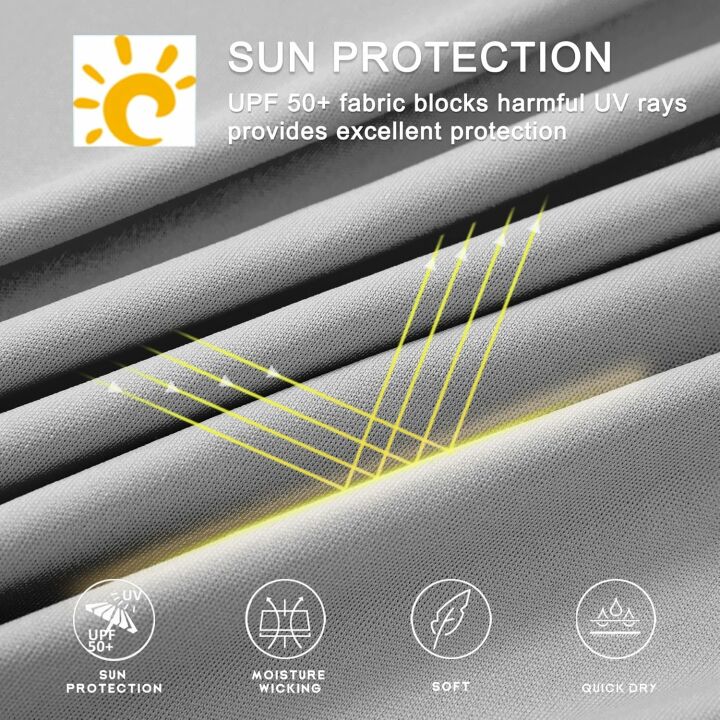 Willit Men's UPF 50+ Sun Protection Long Sleeve Shirt