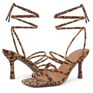 Shoe Land SL-Lumi Lace-Up Heels for Weddings & Parties