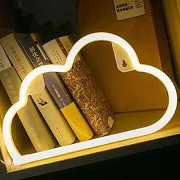BEMOMENT Cloud Neon Light Sign: Cozy LED Decor