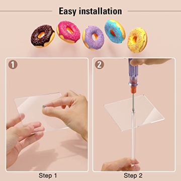 Clear Acrylic Donut Stand Set for Parties and Events