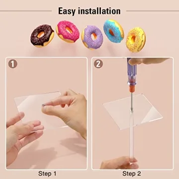 Clear Acrylic Donut Stand Set for Parties and Events