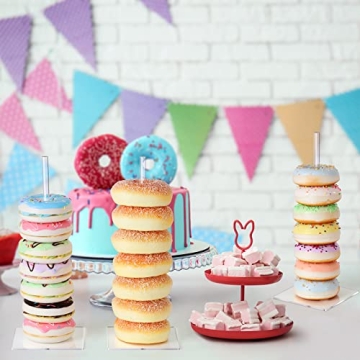 Clear Acrylic Donut Stand Set for Parties and Events