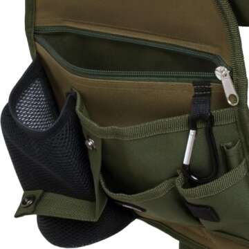 Handy Organizer Garden Tool Pouch - Unisex Utility Belt Apron for Gardening Gifts, Plumbing, Florists, Woodwork, DIY - with Multiple Pockets for Hand Tools & Adjustable Waist Belt Case4Life