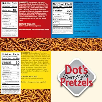 Dot's Pretzels Variety Pack - 20 Snack Bags