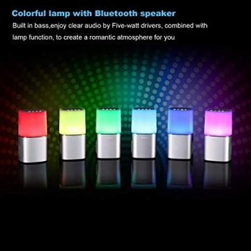 DiKaou Night Light Bluetooth Speaker for Teens Gifts