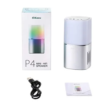 DiKaou Night Light Bluetooth Speaker for Teens Gifts