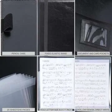 Choral Sheet Music Folder Organizer for Musicians