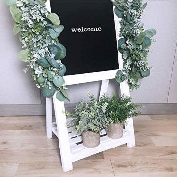 Winlyn Faux Eucalyptus & Rosemary Potted Plants Set