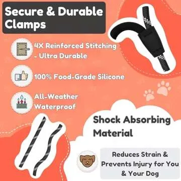 Heavy Duty 6 Foot Dog Leash with Padded Handles