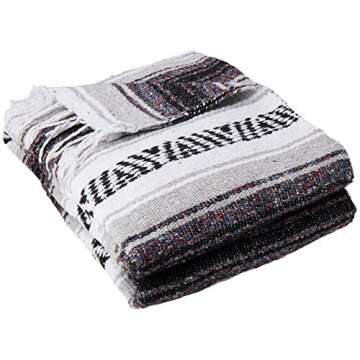 YogaDirect Deluxe Mexican Yoga Blanket - 76-Inch x 57-Inch