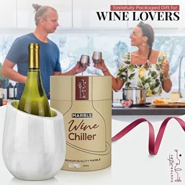 Elegant Marble Wine Chiller - Perfect for Parties