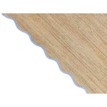 Weaving Village Wave Scalloped Jute Rug - Eco-Friendly Design