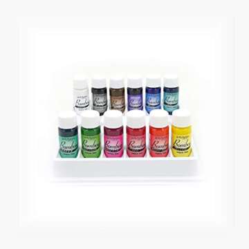 Dr. Ph. Martin's Bombay India Ink (Set 1) Ink Set, 0.5 oz, Set 1 Colors, 1 Set of 12 Bottles