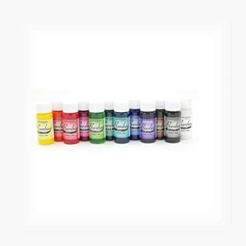 Dr. Ph. Martin's Bombay India Ink (Set 1) Ink Set, 0.5 oz, Set 1 Colors, 1 Set of 12 Bottles