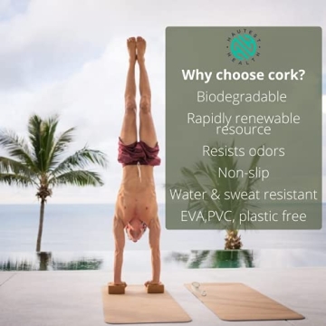 Eco-Friendly Cork Yoga Blocks with Strap – Sturdy Support