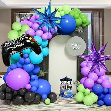 150Pcs Video Game Themed Balloon Garland Kit for Parties