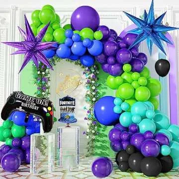 150Pcs Video Game Themed Balloon Garland Kit for Parties