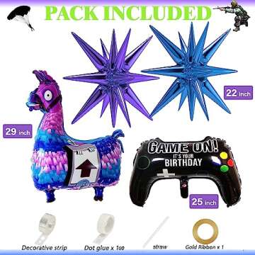 150Pcs Video Game Themed Balloon Garland Kit for Parties