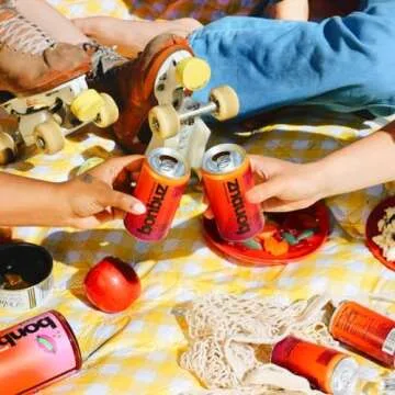 Bonbuz Bad Enough Already 4pack Non Alcoholic Drinks - Pineapple Tamarind Chili - Low Sugar Alcohol Alternative Beverages with Buzz - Natural Buzz without Alcohol - Tonic - Energizing Mood Drinks, Adaptogen Replacements 32 fl oz