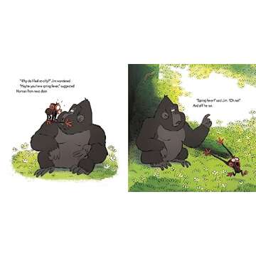 Grumpy Monkey Spring Fever: Includes Fun Stickers!