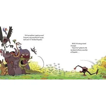 Grumpy Monkey Spring Fever with Stickers for Kids