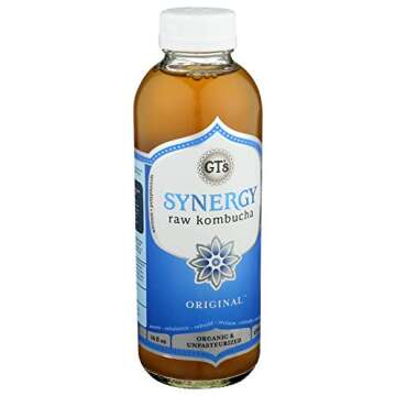 Organic SYNERGY Kombucha with 9 Billion Probiotics
