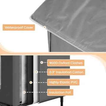 Bestier Heated Outdoor Cat House for Winter, Weatherproof Outside Feral Cat Shelter with Timer & Adjustable Heating Pad, Insulated Elevated Cat Kitty House with Escape Door for Barn Cats