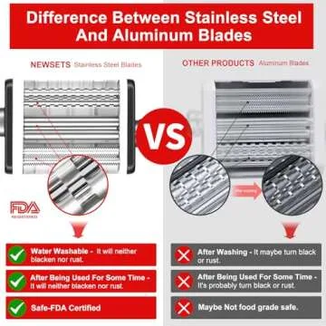 Pasta Maker Attachment for All Kitchenaid Mixers, Noodle Maker Kitchen Aid Mixer Accessories 3 In 1 Including Dough Roller Spaghetti Fettuccine Cutter - Homemade Fresh Pasta Easily!