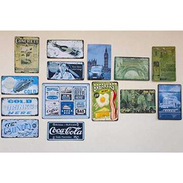 HOSNYE Breakfast Menu Tin Sign Vintage Metal Art