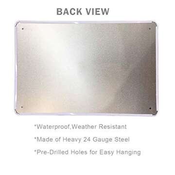 HOSNYE Breakfast Menu Tin Sign Vintage Metal Art