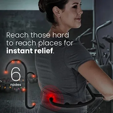 LiBa Back and Neck Massager for Pain Relief - Portable Trigger Point Therapy