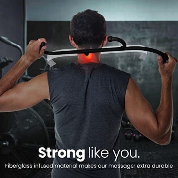 LiBa Back and Neck Massager for Pain Relief - Portable Trigger Point Therapy