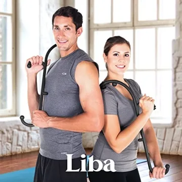 LiBa Back and Neck Massager for Pain Relief - Portable Trigger Point Therapy