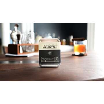 The Cocktail Box Co. Manhattan Cocktail Kit - Make Premium Hand Crafted Cocktails Gifts for Him or Her - 1 Kit