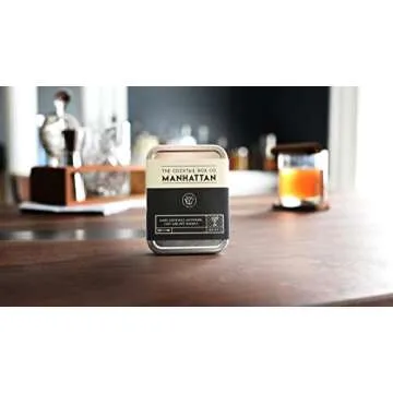 The Cocktail Box Co. Manhattan Cocktail Kit - Make Premium Hand Crafted Cocktails Gifts for Him or Her - 1 Kit