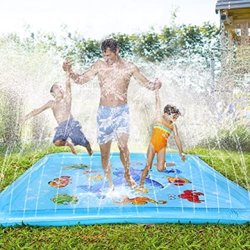 67" Growsland Splash Pad Outdoor Water Toy for Kids