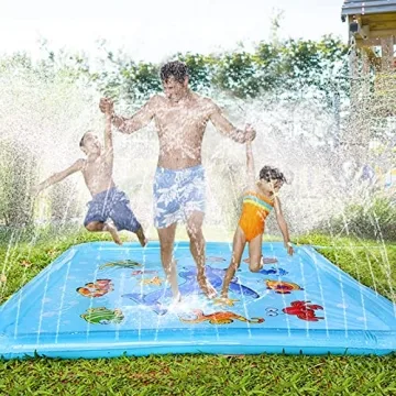 67" Growsland Splash Pad Outdoor Water Toy for Kids