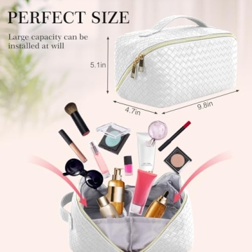 Large Capacity Travel Cosmetic Bag - Stylish and Waterproof