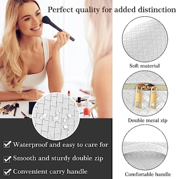 Large Capacity Travel Cosmetic Bag - Stylish and Waterproof