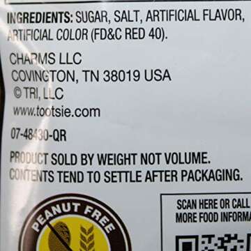 Charms (1) Bag Fluffy Stuff Cotton Candy - Bacon Flavored - Peanut, Gluten & Fat Free 2.1 oz