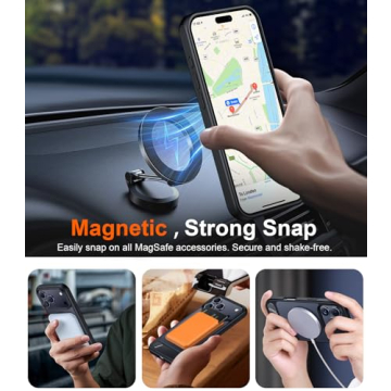 Temdan iPhone 17 Pro Case with Kickstand and Shockproof Design