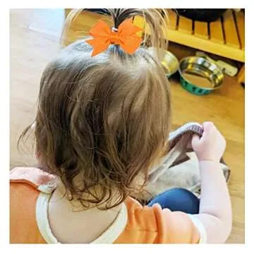 VINOBOW 2-Inch Baby Bow Clips for Girls Hair Accessories