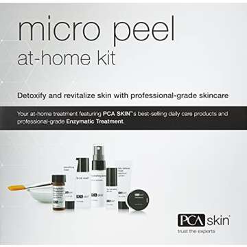 PCA SKIN Micro Peel Hyperpigmentation & Dark Spot Corrector Kit (Lactic Acid Facial Wash, Hydrating ...