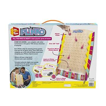 Buffalo Games - The Price is Right - Plinko - Favorite Gameshow on Tabletop - Disc Dropping Fun - Great for Game Night - Ages 8 and Up