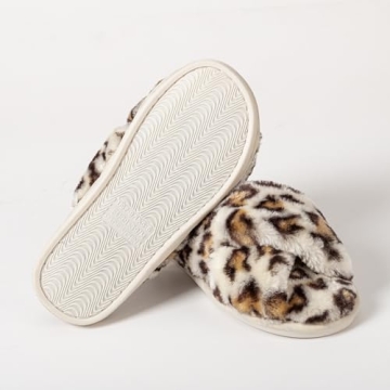 Enteer Women's Fuzzy Memory Foam Slippers for Comfort and Style