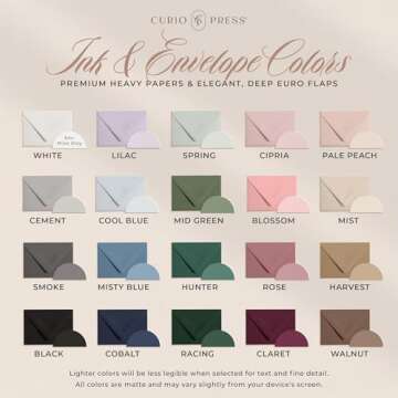 Custom Monogram Stationery Note Cards with Envelopes