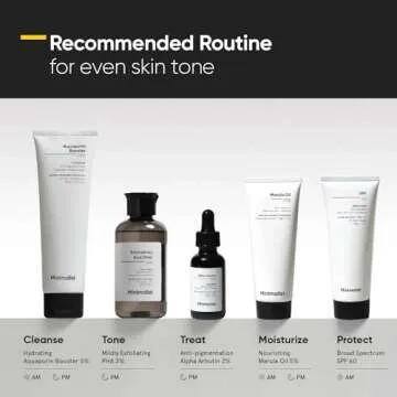 Minimalist 2% Alpha Arbutin Serum for Removing Pigmentation, Acne Marks, Dark Spots, Tanning & Blemishes | For Brighter & Even Tone | For Women & Men | 1 Fl Oz / 30 ml